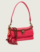 Kurt Geiger De piele geantă pe umăr + eșarfă pătrată The Sloane Soft