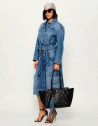 Kurt Geiger De piele geantă shopper + eșarfă pătrată Sloane