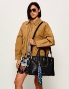 Kurt Geiger De piele geantă shopper + eșarfă pătrată The Sloane