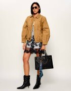 Kurt Geiger De piele geantă shopper + eșarfă pătrată The Sloane