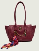 Kurt Geiger De piele geantă shopper + eșarfă pătrată The Sloane