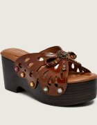 Kurt Geiger De piele șlapi BUTTERFLY WEDGE