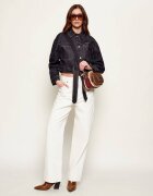 Kurt Geiger Geantă poștaș SOUTHBANK | piele întoarsă | shearling