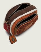 Kurt Geiger Geantă poștaș SOUTHBANK | piele întoarsă | shearling