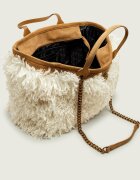 Kurt Geiger Geantă shopper Hoxton | zamsz | shearling