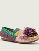 Kurt Geiger Mocasini Pom Pom | piele întoarsă