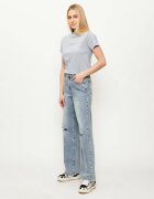 Kurt Geiger Teniși din piele Southbank Tag | piele întoarsă