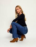Lauren Ralph Lauren Botine cu toc Emersyn | piele întoarsă