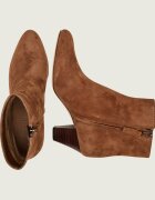 Lauren Ralph Lauren Botine cu toc Emersyn | piele întoarsă