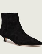 Lauren Ralph Lauren Botine cu toc subțire Francesca | piele întoarsă