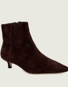 Lauren Ralph Lauren Botine cu toc subțire Francesca | piele întoarsă