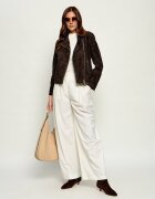 Lauren Ralph Lauren Botine cu toc subțire Francesca | piele întoarsă