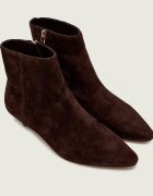Lauren Ralph Lauren Botine cu toc subțire Francesca | piele întoarsă