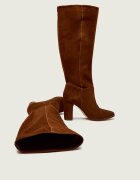 Lauren Ralph Lauren Cizme cu toc ARTIZAN | piele întoarsă