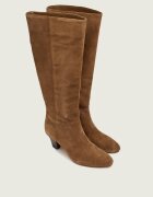 Lauren Ralph Lauren Cizme cu toc Emersyn | piele întoarsă