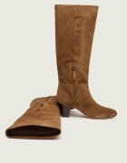 Lauren Ralph Lauren Cizme cu toc Emersyn | piele întoarsă