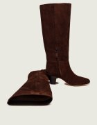 Lauren Ralph Lauren Cizme cu toc Emersyn | piele întoarsă
