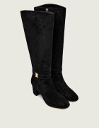Lauren Ralph Lauren Cizme cu toc Kellie | piele întoarsă
