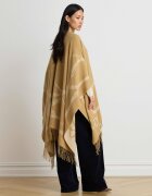 Lauren Ralph Lauren Cu două fețe poncho | Loose fit cu adaos de lână