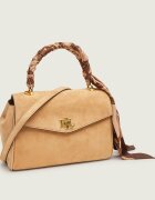Lauren Ralph Lauren Cufăr + eșarfă pătrată Farrah | piele întoarsă
