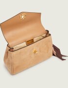 Lauren Ralph Lauren Cufăr + eșarfă pătrată Farrah | piele întoarsă