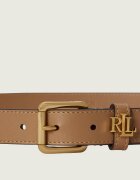 Lauren Ralph Lauren Curea de piele Logo Keeper