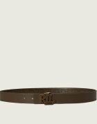Lauren Ralph Lauren Curea din piele cu două fețe Logo Reversible