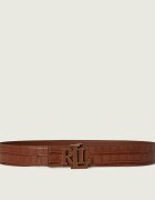 Lauren Ralph Lauren Curea din piele cu două fețe Logo Reversible
