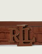 Lauren Ralph Lauren Curea din piele cu două fețe Logo Reversible