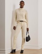 Lauren Ralph Lauren De catifea reiată pantaloni WALE CORD | Straight fit