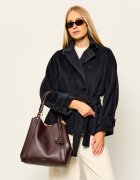 Lauren Ralph Lauren De piele geantă shopper Tasha