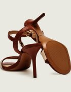 Lauren Ralph Lauren De piele sandale cu toc subțire GWEN
