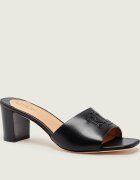 Lauren Ralph Lauren De piele șlapi cu toc gros EVERLEY