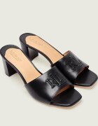 Lauren Ralph Lauren De piele șlapi cu toc gros EVERLEY