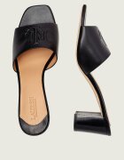 Lauren Ralph Lauren De piele șlapi cu toc gros EVERLEY
