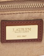 Lauren Ralph Lauren Denim geantă tip sac Blaike cu adaos de piele