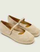 Lauren Ralph Lauren Espadrile LUIZE | piele întoarsă