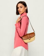 Lauren Ralph Lauren Geantă pe umăr LYNDEN cu adaos de piele