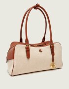 Lauren Ralph Lauren Geantă pe umăr MARCY cu adaos de piele