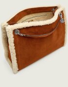 Lauren Ralph Lauren Geantă shopper Bradley | shearling | piele întoarsă