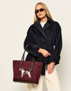 Lauren Ralph Lauren Geantă shopper Cameryn cu adaos de piele