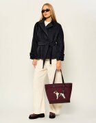 Lauren Ralph Lauren Geantă shopper Cameryn cu adaos de piele