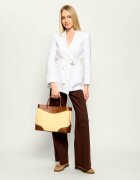 Lauren Ralph Lauren Geantă shopper MARCY cu adaos de piele