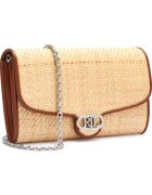 Lauren Ralph Lauren Poșetă plic Adair 20 cu adaos de piele
