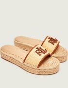 Lauren Ralph Lauren Șlapi Polly cu adaos de piele