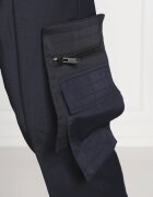 LES HOMMES de lână pantaloni cargo | regular fit