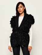 Liu Jo Cardigan | shearling | Relaxed fit cu adaos de lână