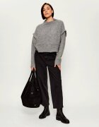 Liu Jo Guler înalt | Cropped Fit cu adaos de lână