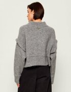 Liu Jo Guler înalt | Cropped Fit cu adaos de lână
