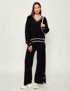 Liu Jo Sport Pulover | Relaxed fit cu adaos de mătase